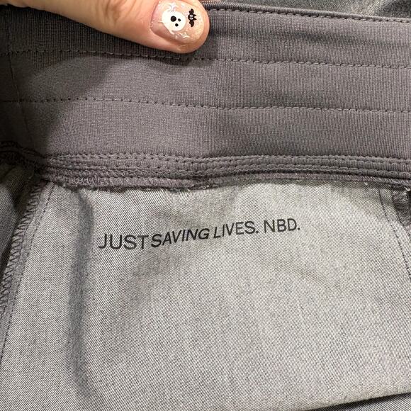 Figs Size XXL Scrub Pants Zamora Jogger Graphite Gray Slim Fit Stretch Waist - Picture 12 of 12